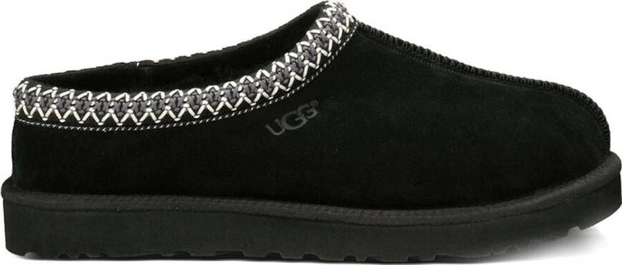 UGG Pantoffels Heren Sloffen Instappers Suède Harde zool Dichte hiel 5950 Zwart