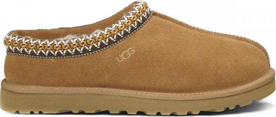 UGG Pantoffels Sloffen Instappers Suède Harde zool Dichte hiel 5955 Zwart - Foto 4