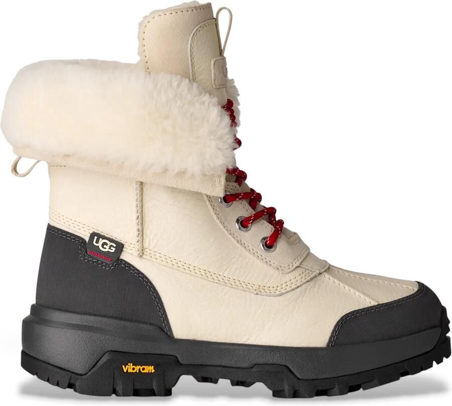 UGG Adirondack XXV beige leren enkellaarsjes