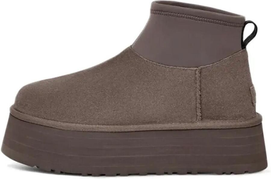 UGG Plateaulaarsjes CLASSIC MINI DIPPER instap boots winterlaarzen snowboots met plateauzool