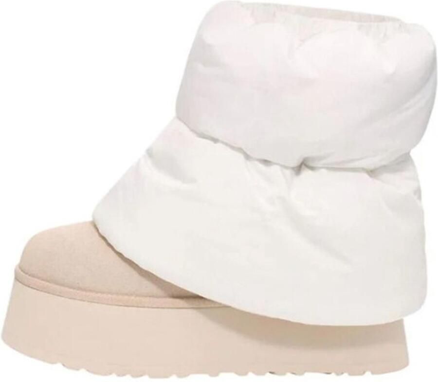 UGG Classic Mini Dipper Puffer Boot White Ceramic (W)