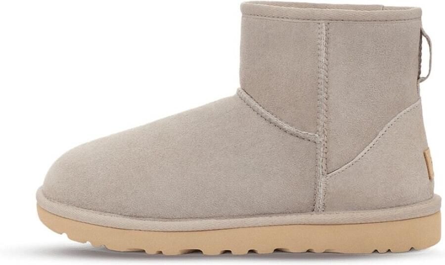 UGG Vachtlaarzen Dames W Classic Mini Ii Maat: 36 Materiaal: Suède Kleur: Taupe - Foto 2