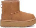 Ugg suède platform enkelboots camel Bruin Suede 33.5 - Bruin