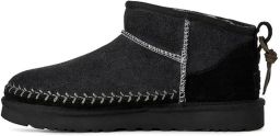 UGG CLASSIC ULTRA MINI BIARRITZ Dames Schoenen Zwart