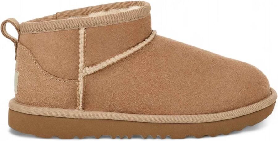 UGG CLASSIC ULTRA MINI K MeisjesLaarzenKinderlaarsjes Wit beige