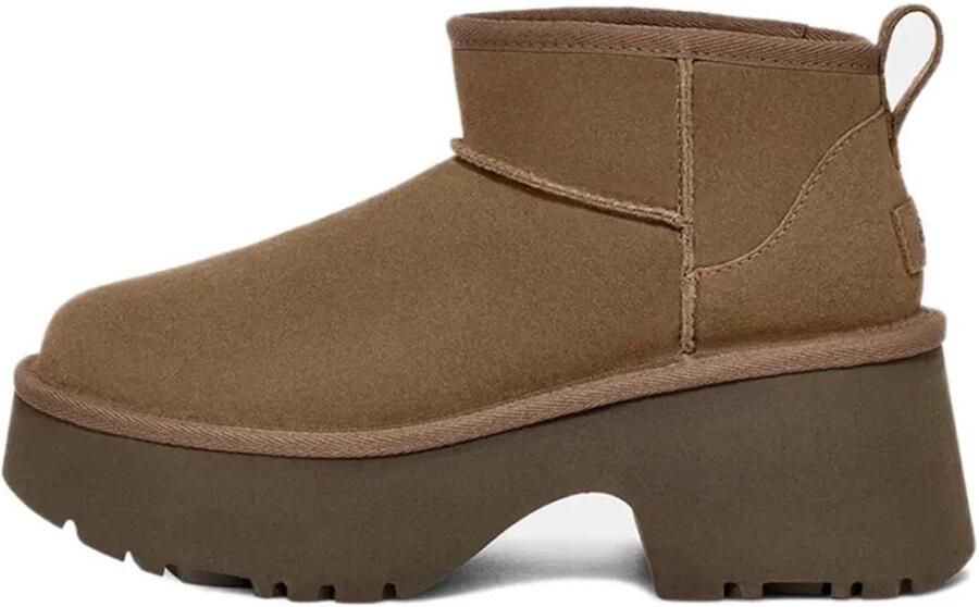 UGG Boots zonder sluiting CLASSIC ULTRA MINI NEW HEIGHTS plateau laarzen winterlaarzen boots met aantrek lus