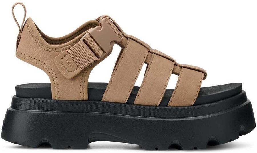 Ugg Cora black Women Slides & Sandalen beige Schoenen