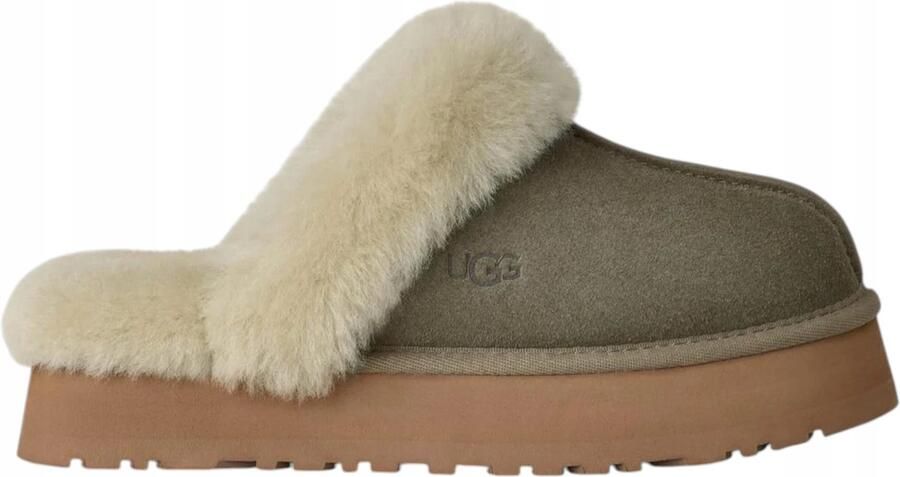 UGG Pantoffels DISQUETTE Huisslippers huisschoen clog met trendy plateau - Foto 2