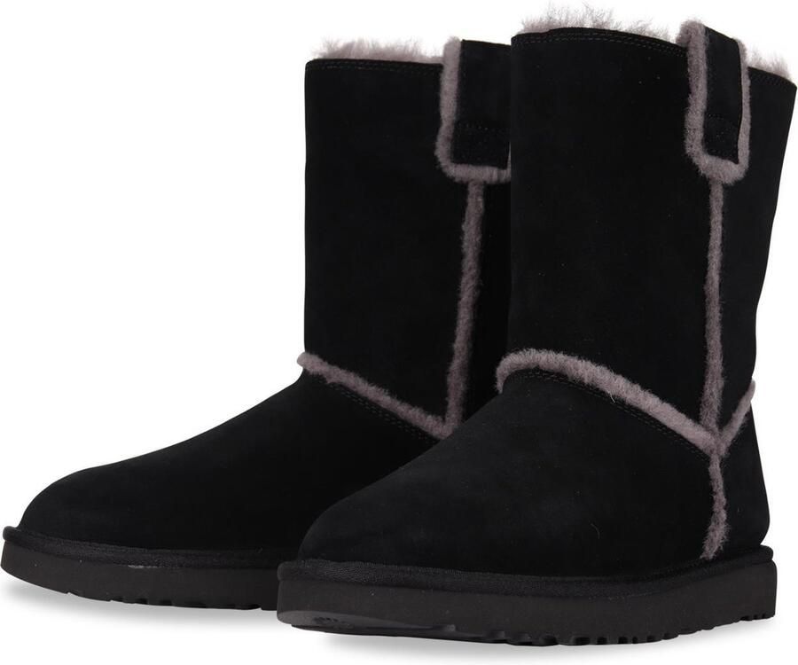 UGG Dames Snowboots Short Spill Seam Black Zwart - Foto 4