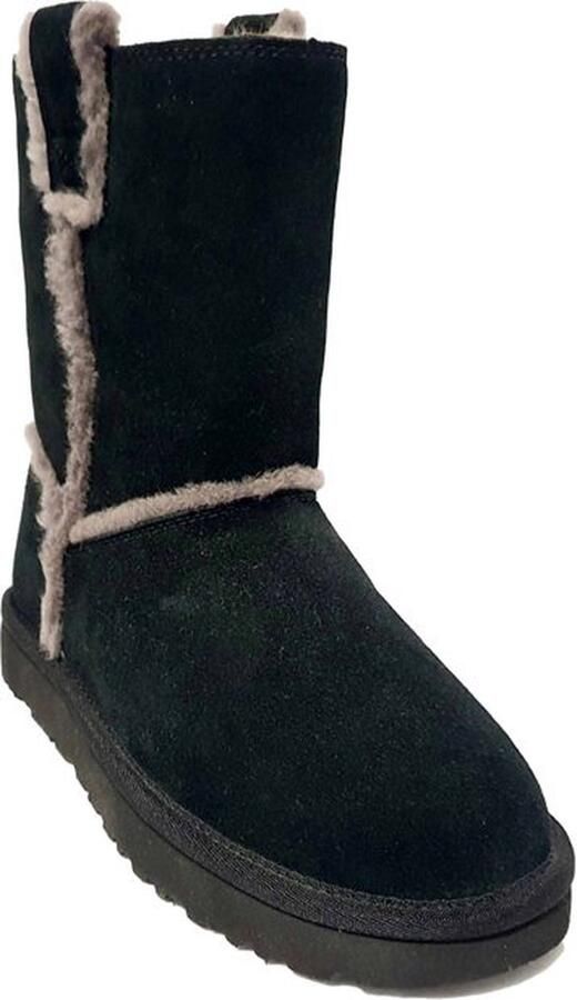 UGG Dames Snowboots Short Spill Seam Black Zwart - Foto 6