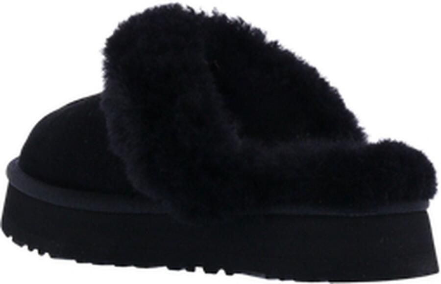 UGG Pantoffels Dames Sloffen Instappers Suède Harde zool Dichte hiel 1130876 Zwart - Foto 8