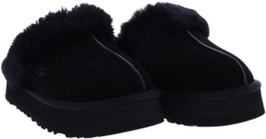 UGG Pantoffels Dames Sloffen Instappers Suède Harde zool Dichte hiel 1130876 Zwart - Foto 3