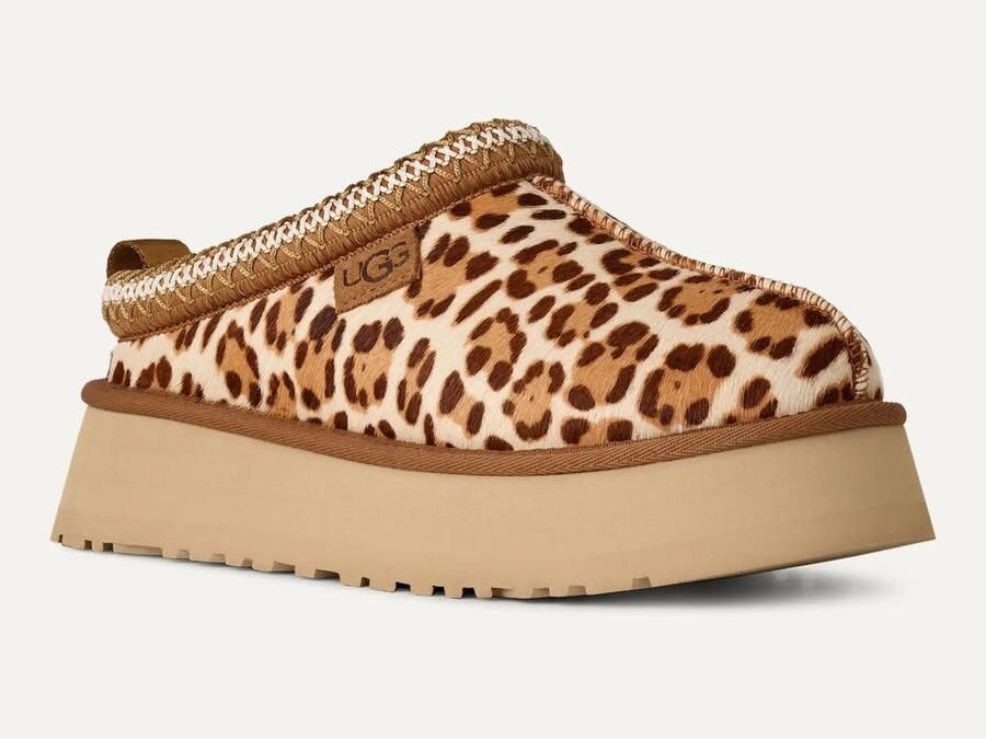 UGG Tazz Plains Slipper Felicity Leopard Jasmine )