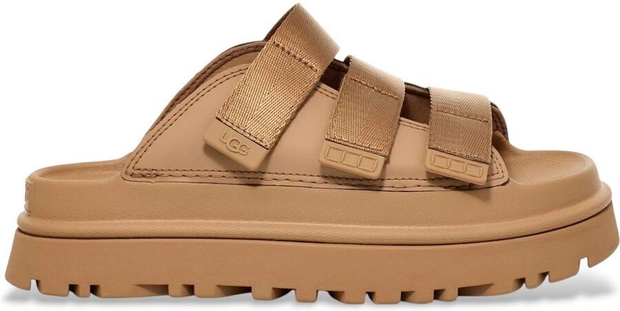 UGG Slippers GOLDENGLOW SLIDE plateauschoen sandaal flats met voetbed - Foto 3