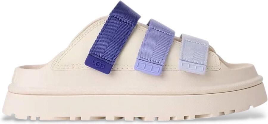 UGG GoldenGlow sandalen in wit blauw leer