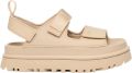 UGG Plateausandalen Goldenglow zomerschoen strandschoen plateausandaal met klittenbandsluitingen - Beige