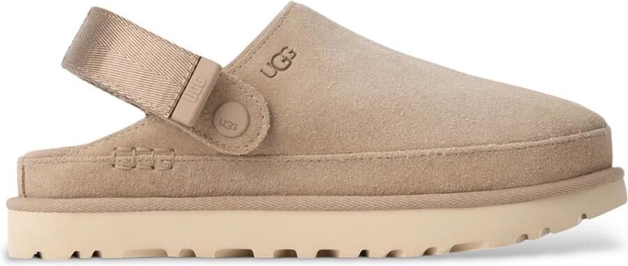 UGG Clogs Unisex W GOLDENSTAR CLOG Huisslippers plateauschoen mule met draaibare hielriem