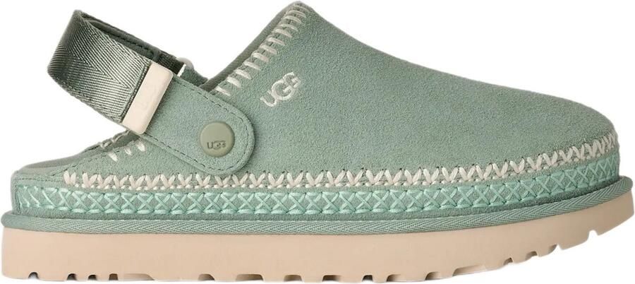 UGG GOLDENSTAR MEADOW ACCENT CLOG 1177270-ART Mules Green