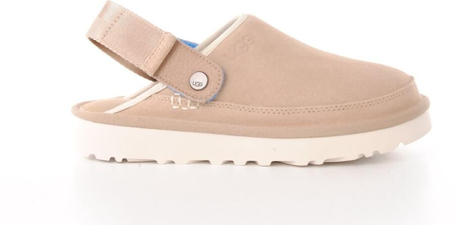 Ugg Clog Heren Slippers en Sandalen Beige Suède Foot Locker