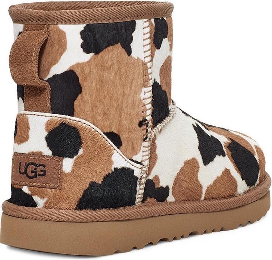 UGG Kids' Classic Mini Cow Print Unisex Laarzen - Foto 2