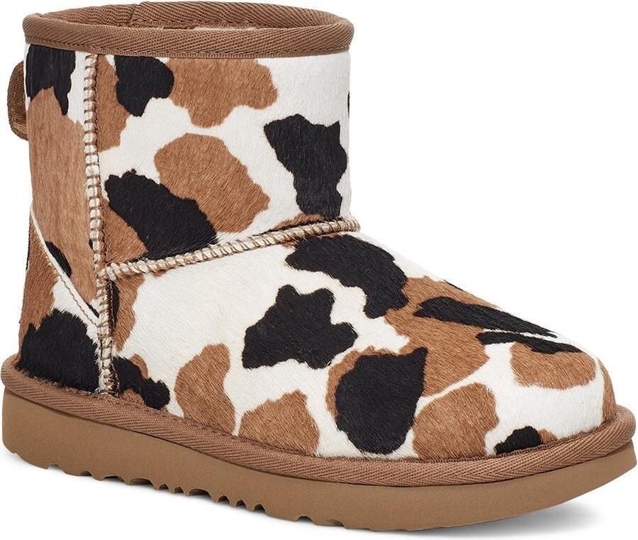 UGG Kids' Classic Mini Cow Print Unisex Laarzen - Foto 3