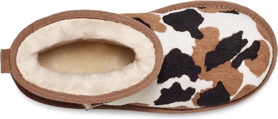 UGG Kids' Classic Mini Cow Print Unisex Laarzen - Foto 5