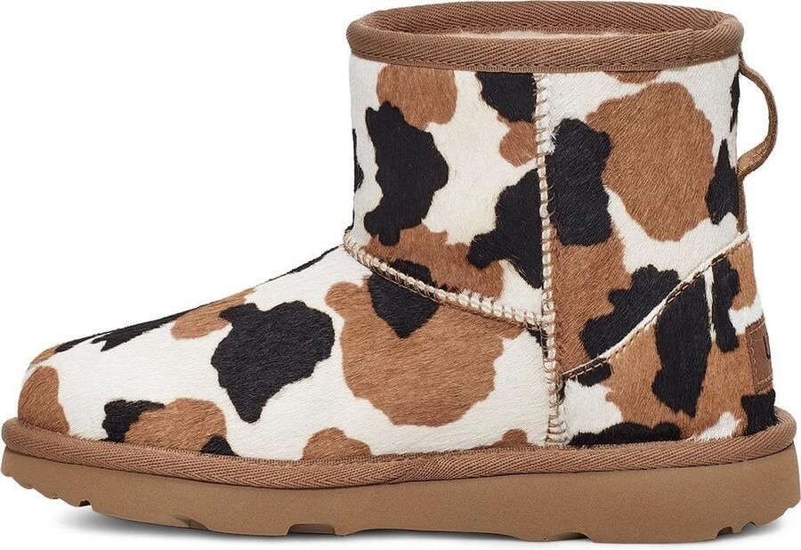 UGG Kids' Classic Mini Cow Print Unisex Laarzen - Foto 4