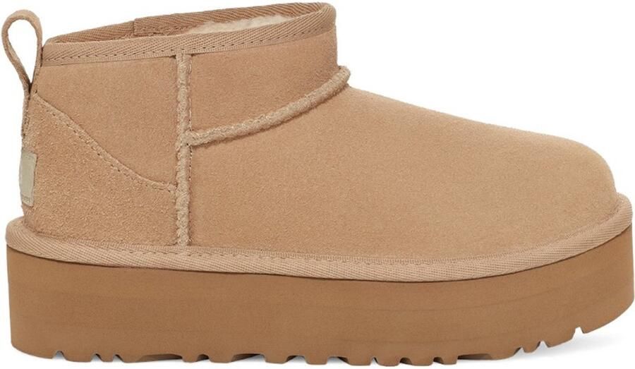 Ugg Classic Ultra Mini Platform sand (GS) Unisex Boots beige Schoenen
