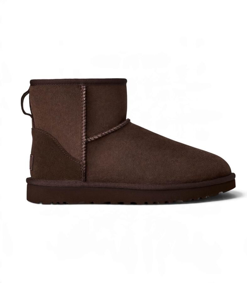 UGG Laarzen Donkerbruin W Classic Mini Ii Enkellaarzen Donkerbruin