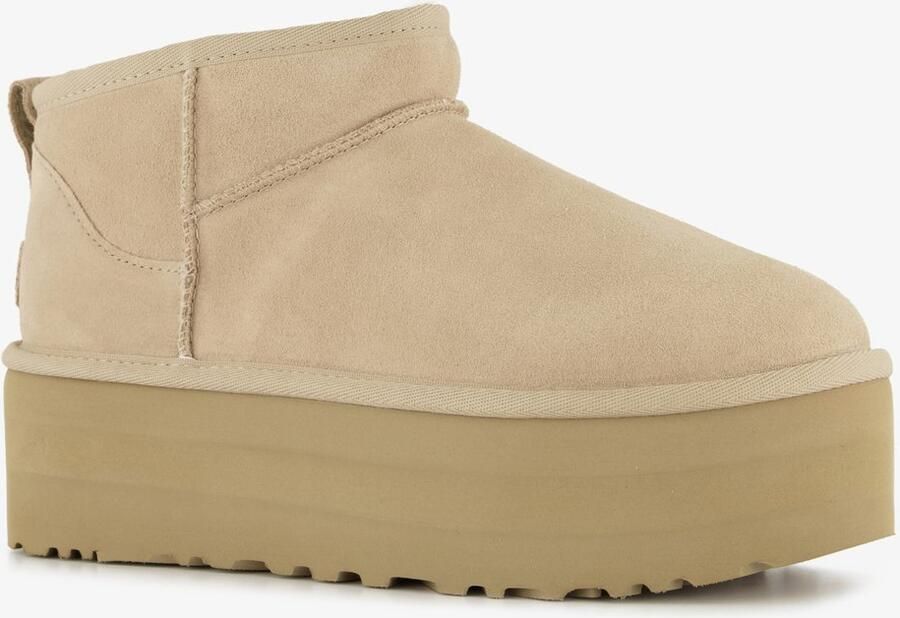 UGG CLASSIC ULTRA MINI PLATFORM W Volwassenen Gevoerde laarzenSnowbootsDames laarzen Wit beige - Foto 2