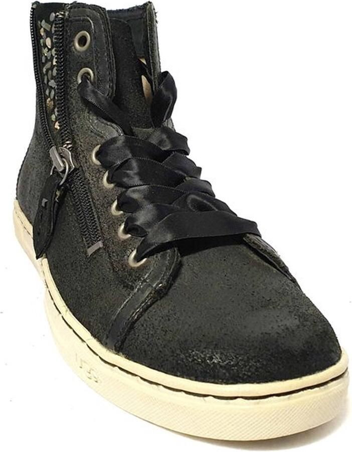 UGG Leather Dames Sneaker Blaney Crystals 1008490 Black - Foto 3