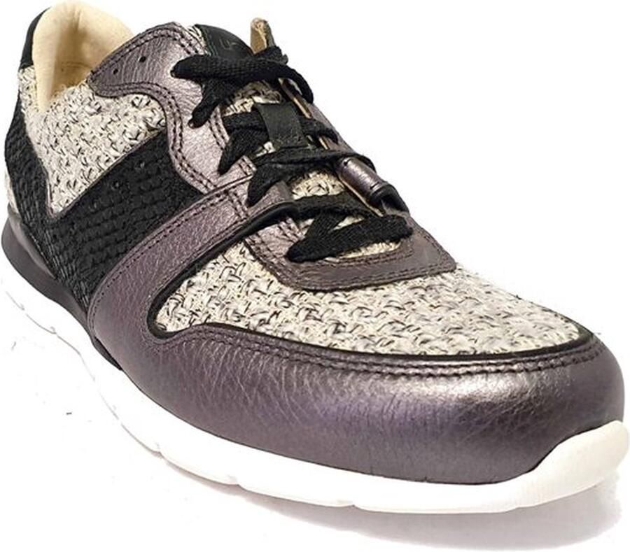 UGG Leather Dames Sneaker Deaven 1012177 Black - Foto 2