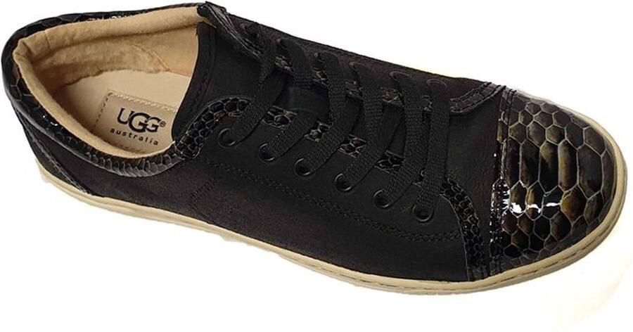 UGG Leather Dames Sneaker Taya 1005569 Black - Foto 7