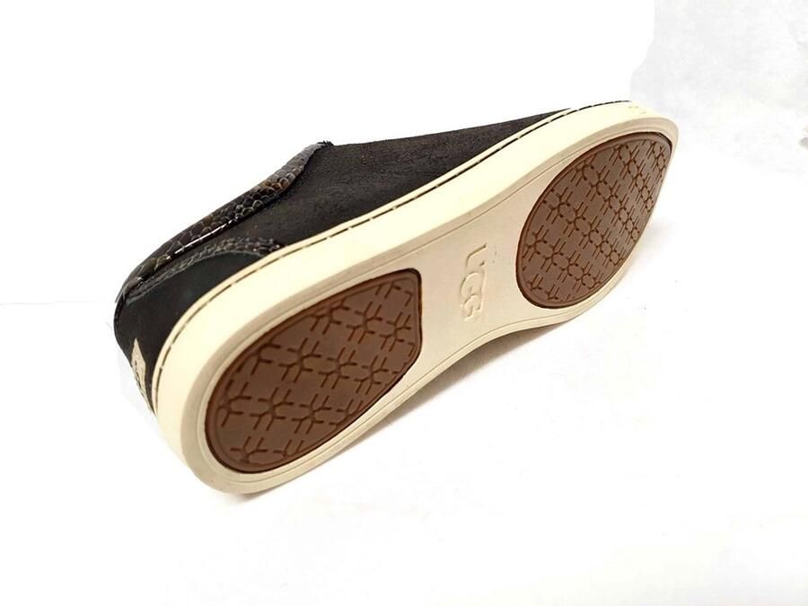 UGG Leather Dames Sneaker Taya 1005569 Black - Foto 4