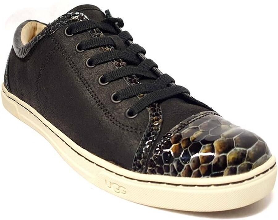 UGG Leather Dames Sneaker Taya 1005569 Black - Foto 3