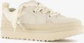 Ugg Lo Lowmel-Sneaker in White Suede Textiel Gerecyclede Materialen - Beige
