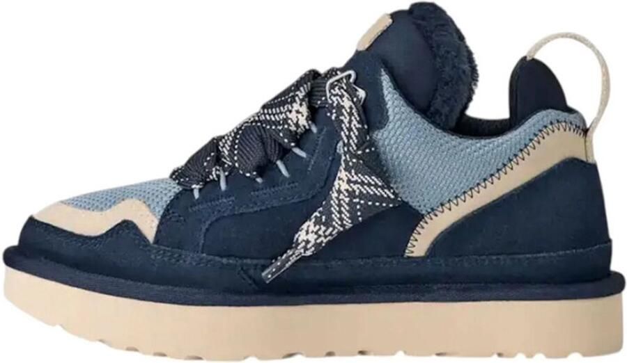 UGG Plateausneakers LOWMEL Midcut sneaker veterschoen met gewatteerde schachtrand