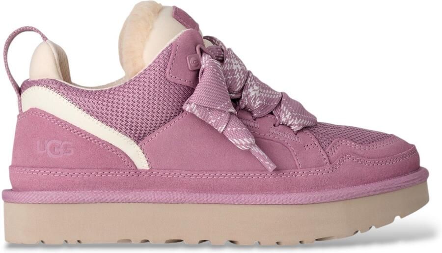 UGG Lowmel roze leren sneakers