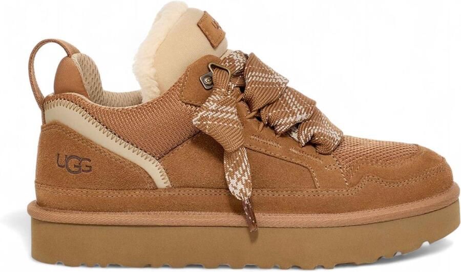 UGG Plateausneakers LOWMEL Midcut sneaker veterschoen met gewatteerde schachtrand - Foto 2