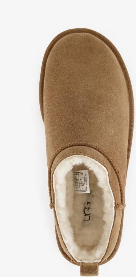 UGG Instappers Dames W Classic Micro Maat: 41 Materiaal: Suède Kleur: Cognac - Foto 3