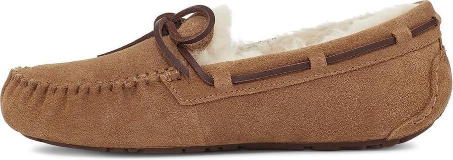 UGG Pantoffels Dames Sloffen Instappers Suède Harde zool Dichte hiel 1107949 Cognac - Foto 20