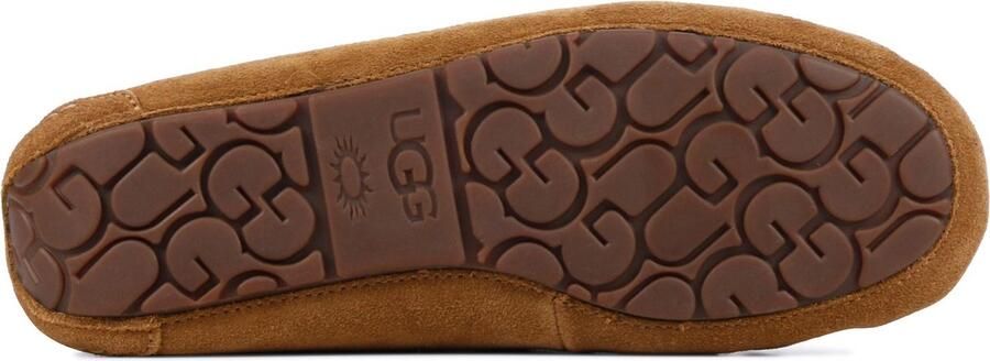 UGG Pantoffels Dames Sloffen Instappers Suède Harde zool Dichte hiel 1107949 Cognac - Foto 18