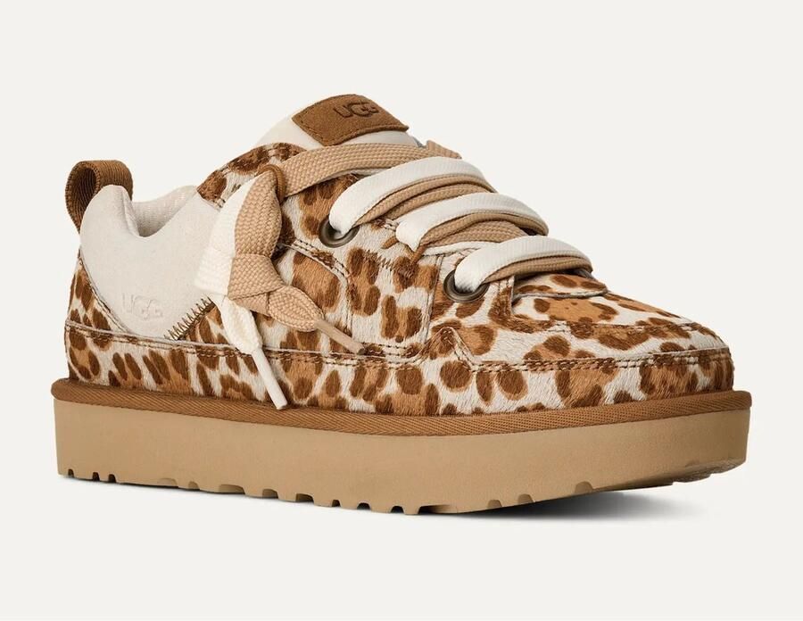 UGG Sneakers laag 'Lo Lowmel Plains' bruin cappuccino wit
