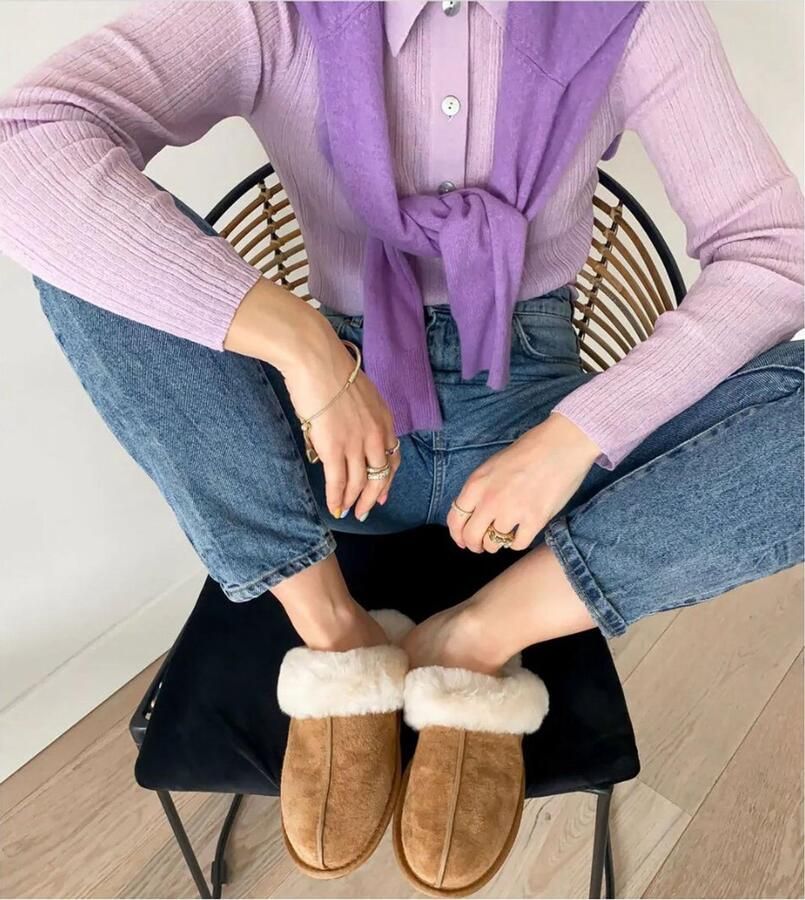 UGG Scuffette II Dames Sloffen Chestnut - Foto 2