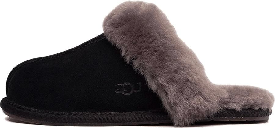 UGG Scuffette II Slipper Black Grey (Women's)