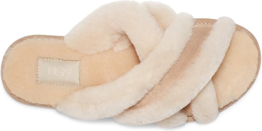 Ugg Beige Pantoffels Wol. Valt normaal: bestel je eigen maat. Beige Dames - Foto 3
