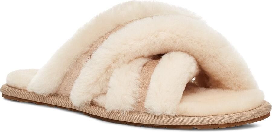 Ugg Beige Pantoffels Wol. Valt normaal: bestel je eigen maat. Beige Dames - Foto 5