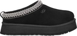 Ugg Zwarte Suède Pantoffels met Geometrisch Borduurwerk Black Dames