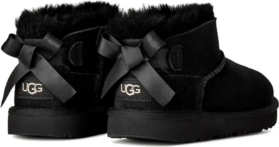 UGG Ultra Mini Bailey Bow Laarzen Zwart Kinderen