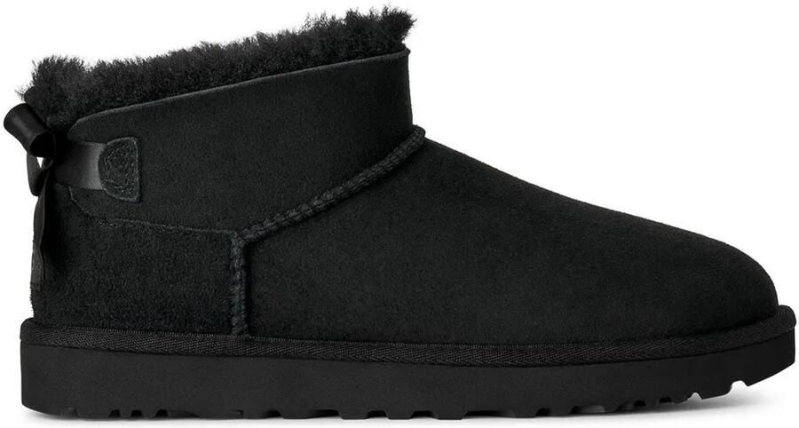 UGG Ultra Mini Bailey Bow Laarzen Zwart Vrouw